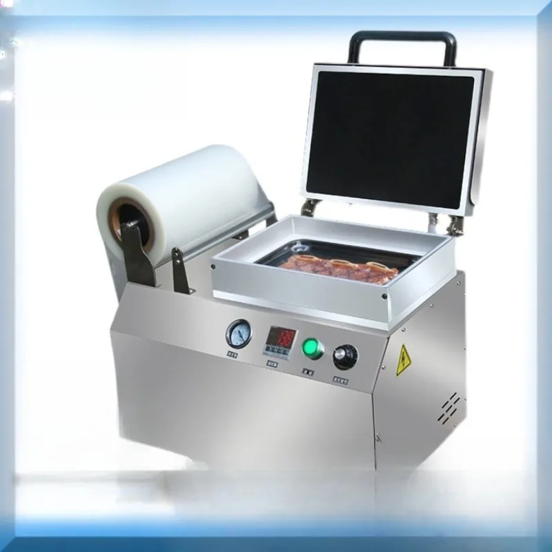 

Small vacuum body machine steak lamb chop fresh-keeping machine salmon seafood durian frozen meat blister film packaging machine