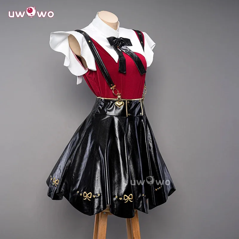 

Zizi 2025 UWOWO Abyss Needy женский Overdose косплей XS-3XL черная кожаная юбка рубашка костюмы на Хэллоуин наряд аниме JK U