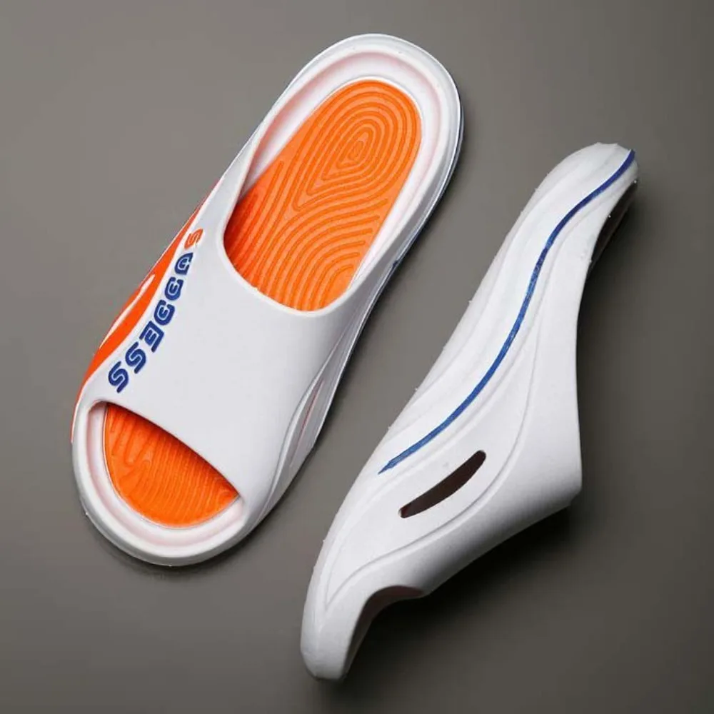 

Сандалии, простые мужские тапочки, утолщенная обувь для ванной на мягкой подошве, устойчивые противоскользящие летние тапочки для спальни