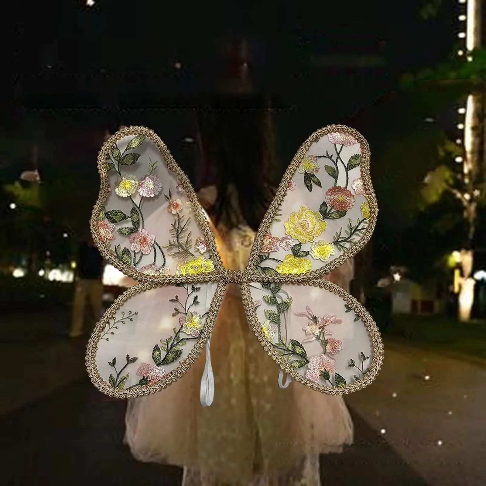 Angel Wing Costume for Girl Lightweight Wearable Dress up for Party Supplies