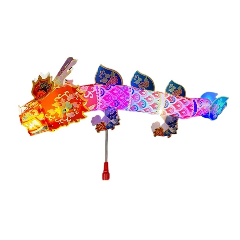 งานฝีมือกระดาษงานเทศกาลจีน Dragon Dance Toy Decor Decor