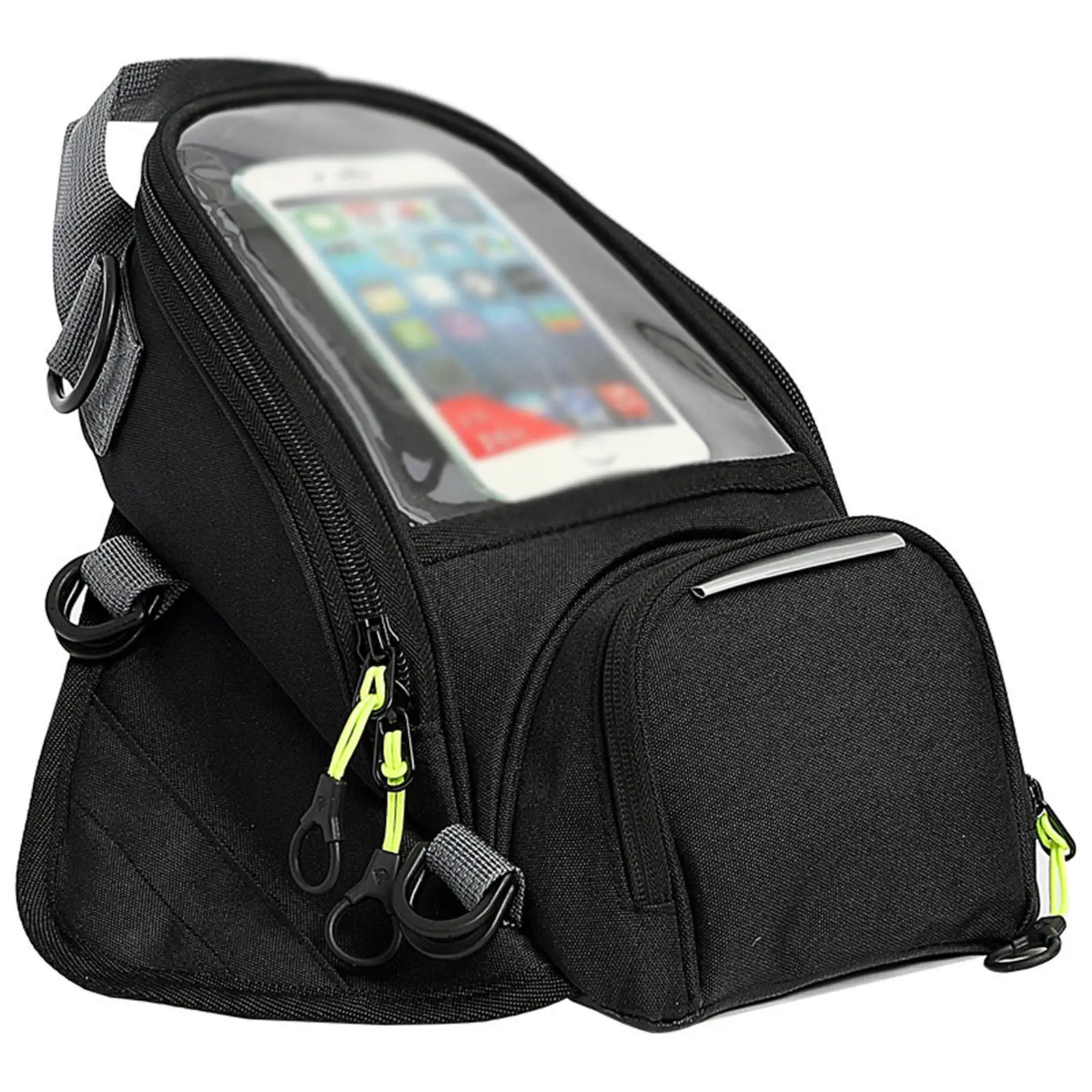 Magnetic Motorcycle Tank Bag 5L Large Capacity Quick Release Straps Rain Cover for Adventure Touring