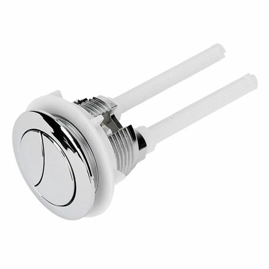 38mm Universal Dual Flush Toilet Water Tank Button Round Valve Push Button Flush Toilet Seat Water Tank Valve Bathroom