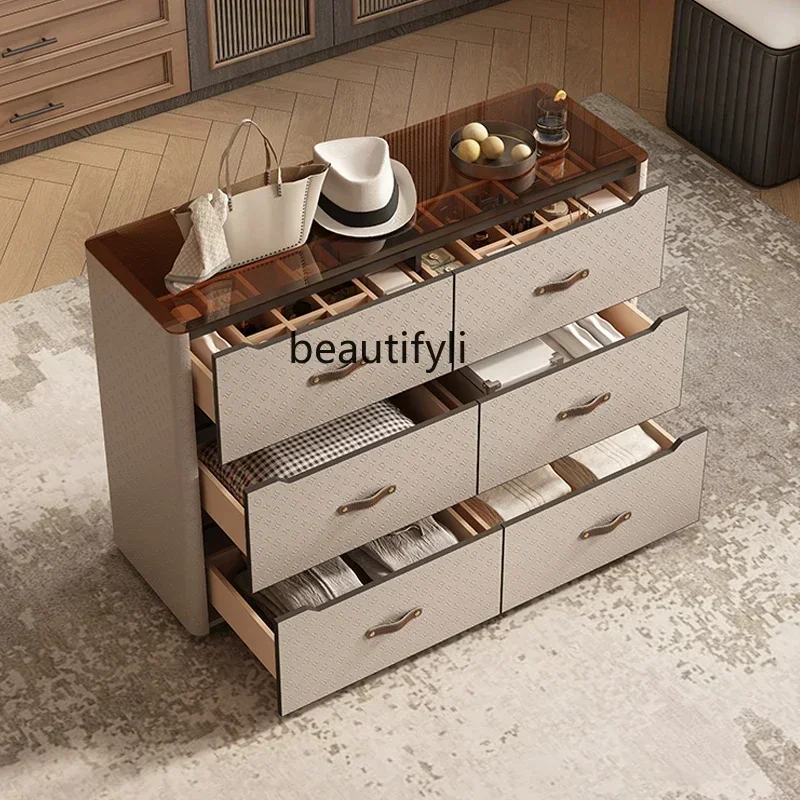 

yj9 Medieval cloakroom, chest of drawers, master bedroom storage cabinet, modern simple jewelry display cabinet