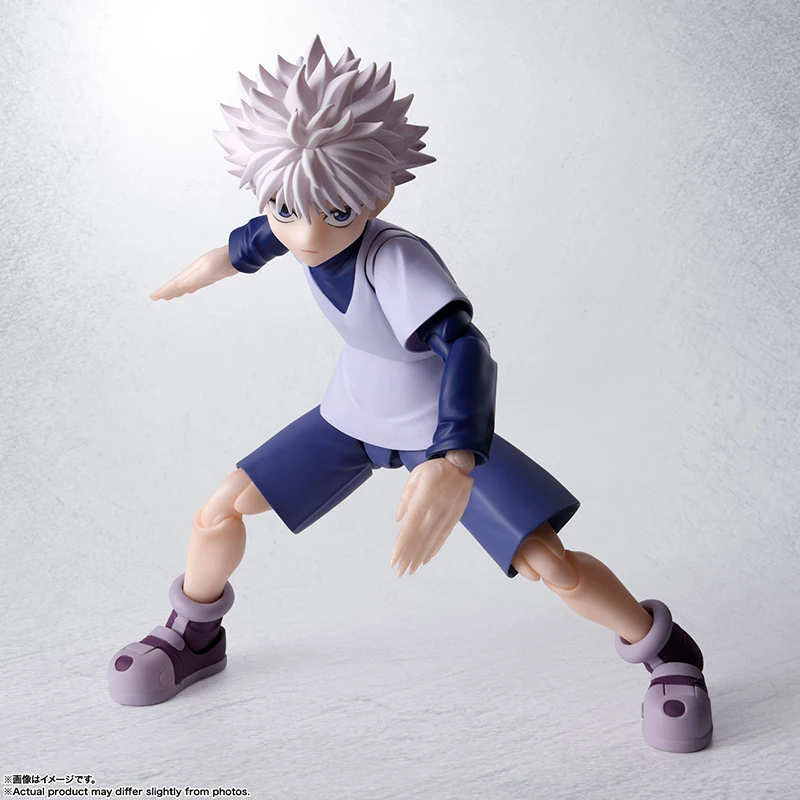 

Bandai Shf Hunter x Hunter S.H.Figuarts Killua In Stock Anime Action Collection Figures Model Toys Collectible Model Decoration