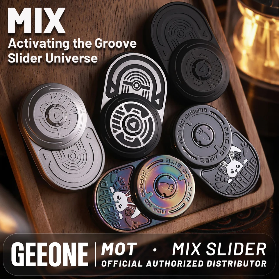 Metal Fidget Spinner Stress Relief Toy Blackened SS