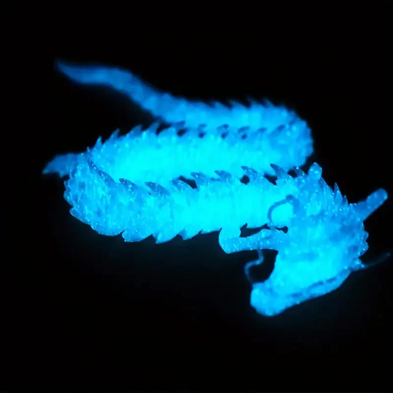 Enhance Your Decor With Our 3D Printed Dragon: 1pc Luminous Dragon Model - Perfect For Decoration Or As A Unique Accent Piece!