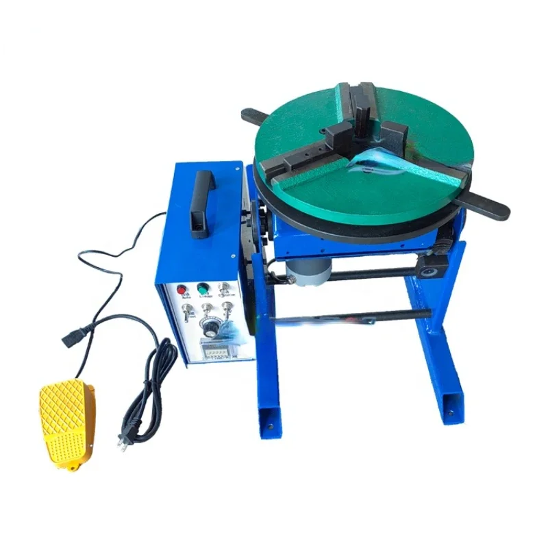 

50kg Welding Positioner 0-90 Turntable Timing Positioning For Welding Pipe Rotary Machine