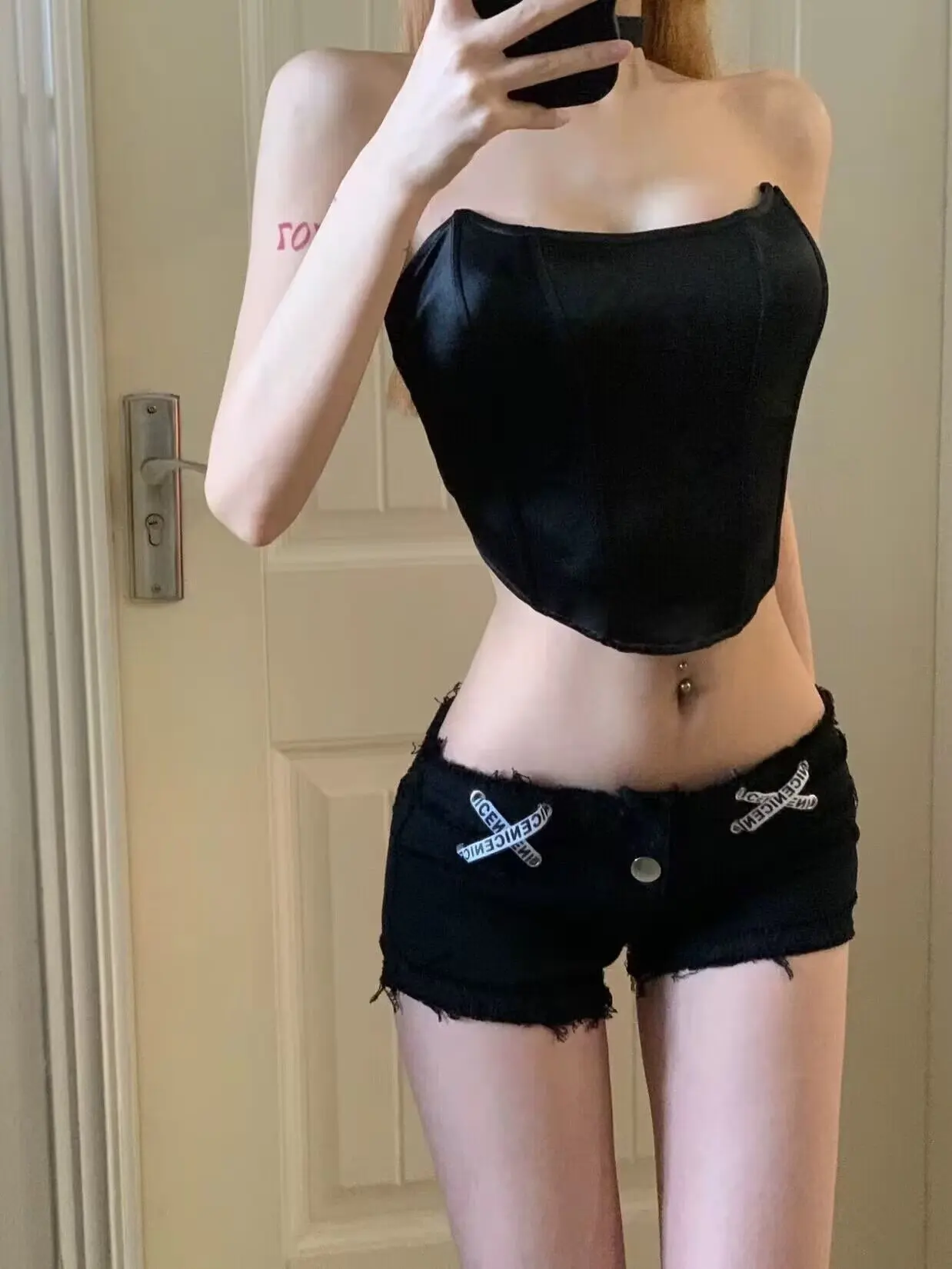 กางเกงยีนส์สตรี Baggy กางเกงขาสั้นผู้หญิง DENIM กางเกงผู้หญิง Coquette ฤดูร้อนเสื้อผ้าขนาดใหญ่ Jorts Y2k กางเกงยีนส์ยกก้นเสื้อผ้า