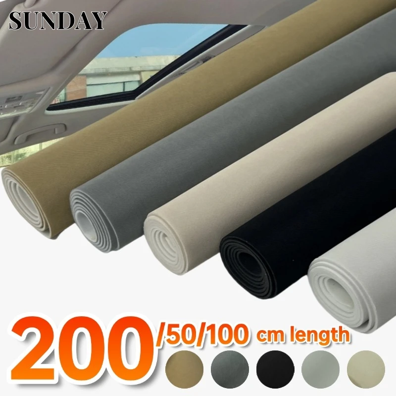 Mesh Headliner Fabric with Foam Backing Material Automotive Replacement Multiple Size DIY Car Interior Roof Repair RV Grid Cloth