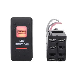 For CAN AM ROCKER LED BAR LIGHT SWITCH & BACKING LED LIGHT BAR AMBER Plug ORANGE MAVERICK COMMANDER