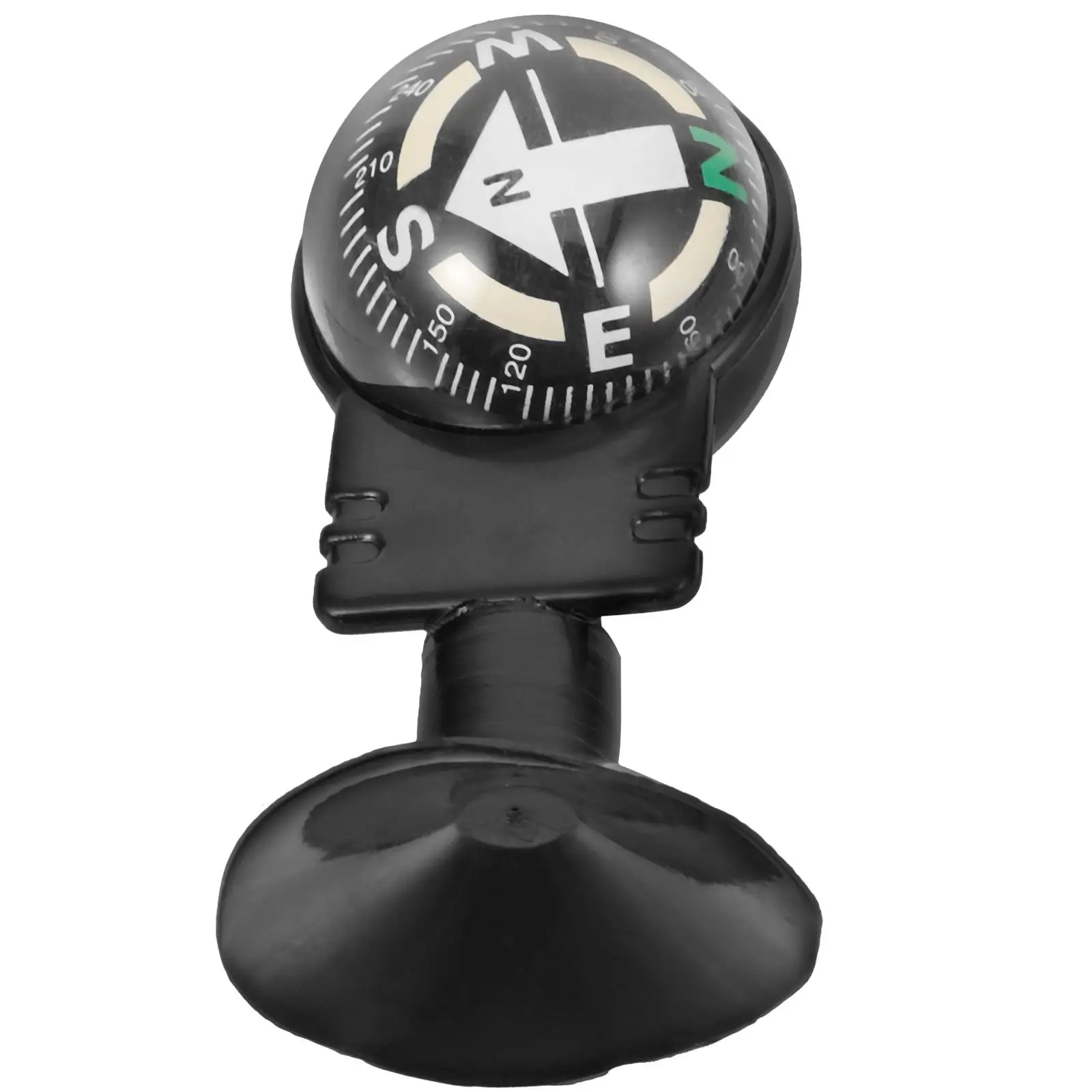 Mini Car Dashboard Compass Ball LC282 Adjustable Mount Plastic Vehicle Navigation Tool for Marine Boat Car Dash Off Road Gifts