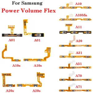 Bilashmart Volume Power Switch On Off Button Key Flex Cable Samsung A01 A10 A20 A30 A40 A50 A60 A70 A11 A31 A51 A71 A10S A20S M10 20 30