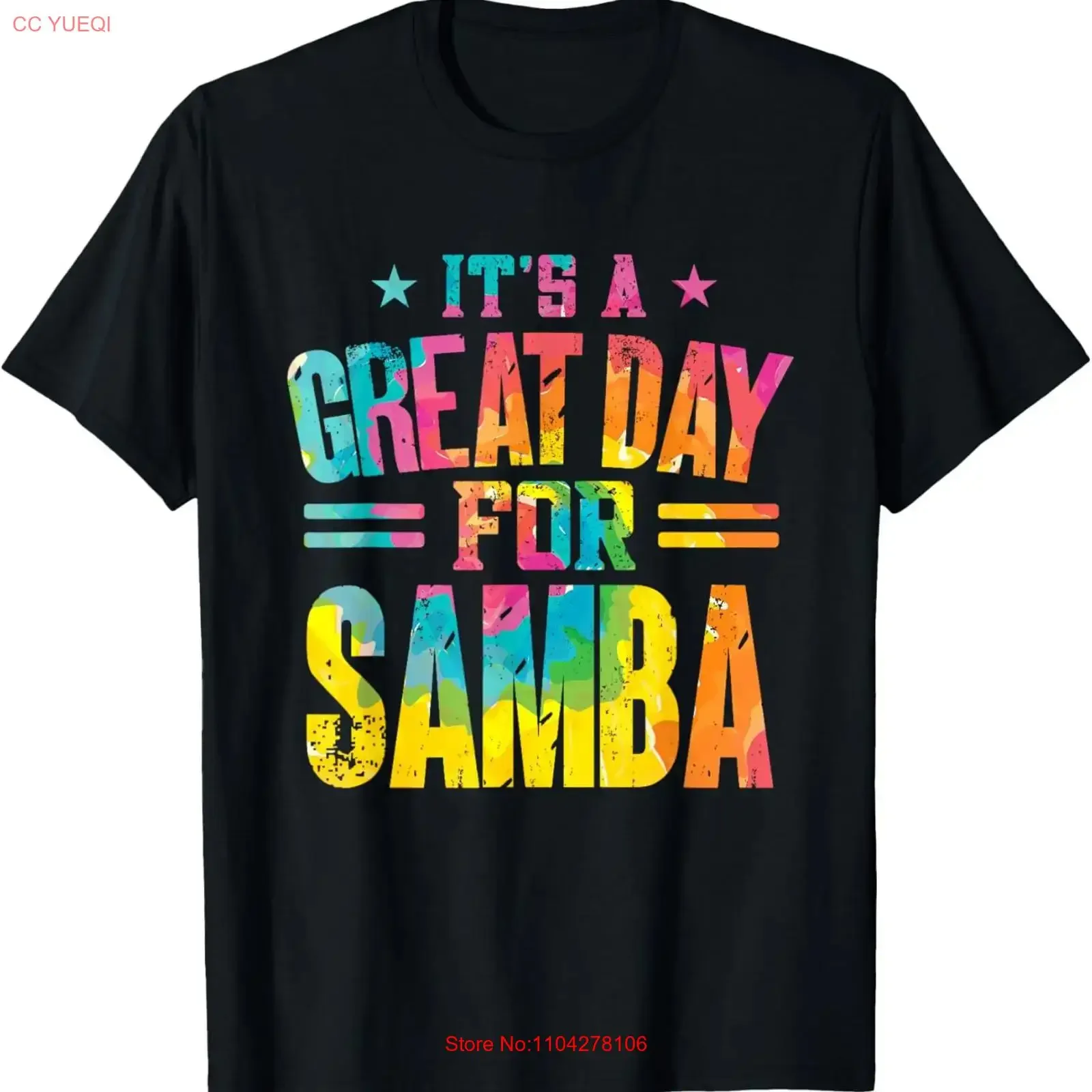 Ist A Great Day For Samba T Shirt vintage Washed Soft Stretched homme graphic Stylish Slightly Casual fashion streetwear Unisex
