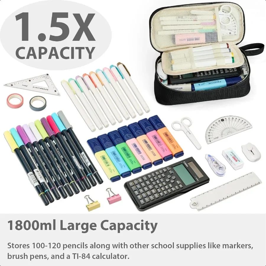 ペンケース ポーチ ボックス バッグ スクール用品 女子 男子 可愛い プレッピー 大容量 エステティック ペンオーガナイザー 新学期