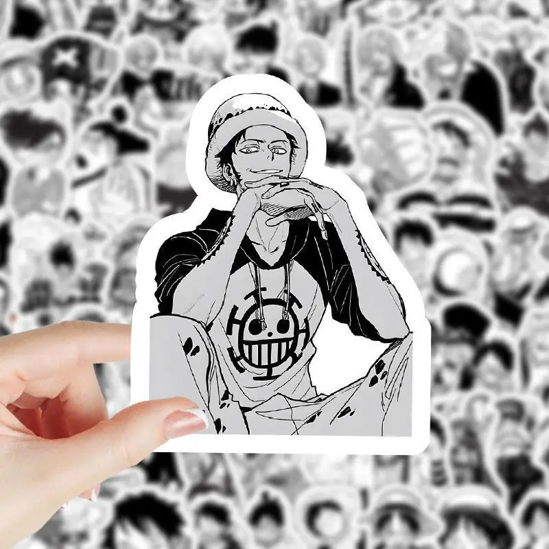 One Piece Monkey·D·Luffy filme mercadoria dos desenhos animados adesivos casos de telefone notebook adesivos decorativos de alta qualidade presente atacado