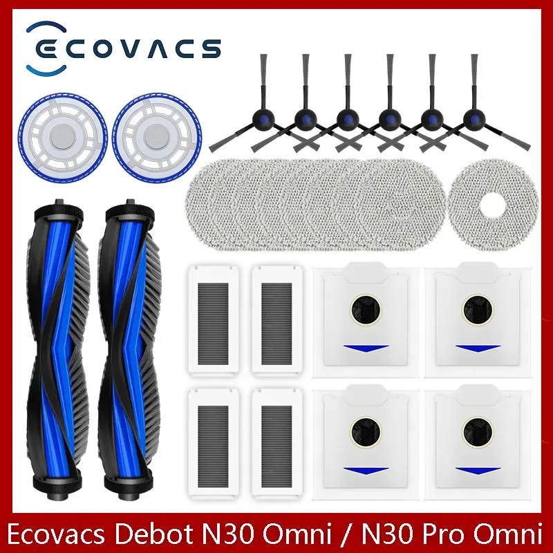 ecovacs-debot-n30-omni-n30-pro-omni-robo-vacuo-peca-de-reposicao-acessorio-escova-lateral-principal-filtro-hepa-esfregao-saco-po