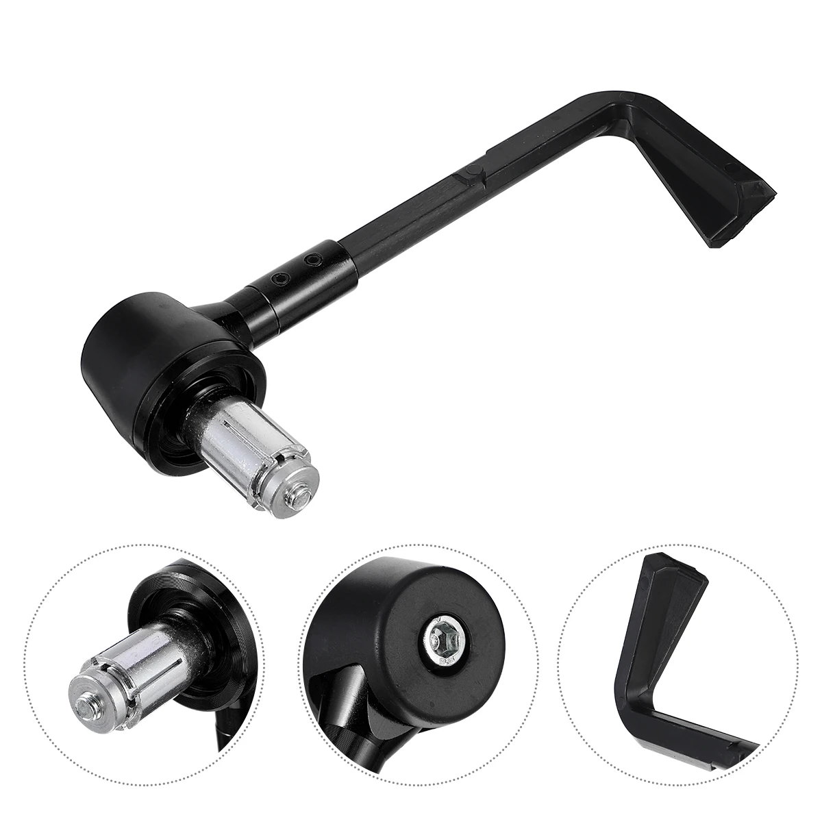 

1 Pair Motorcycle Alloy Handlebar Brake Clutch Protector Non-Slip Durable Grip Easy Install Fashionable Motorbike Modification