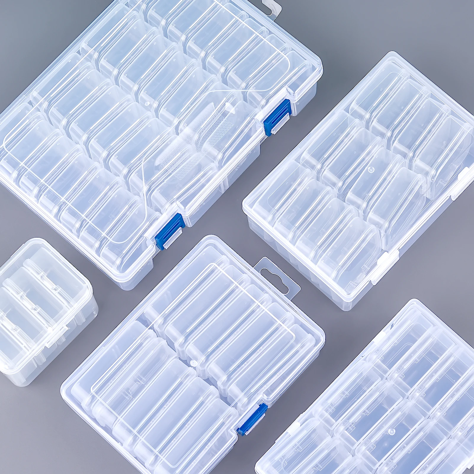 4/10/12/15/28Grids Jewelry Storage Box Organizer DIY Diamond Painting Nail Art Beads Crafts Sewing Jewelry Box Storage Container