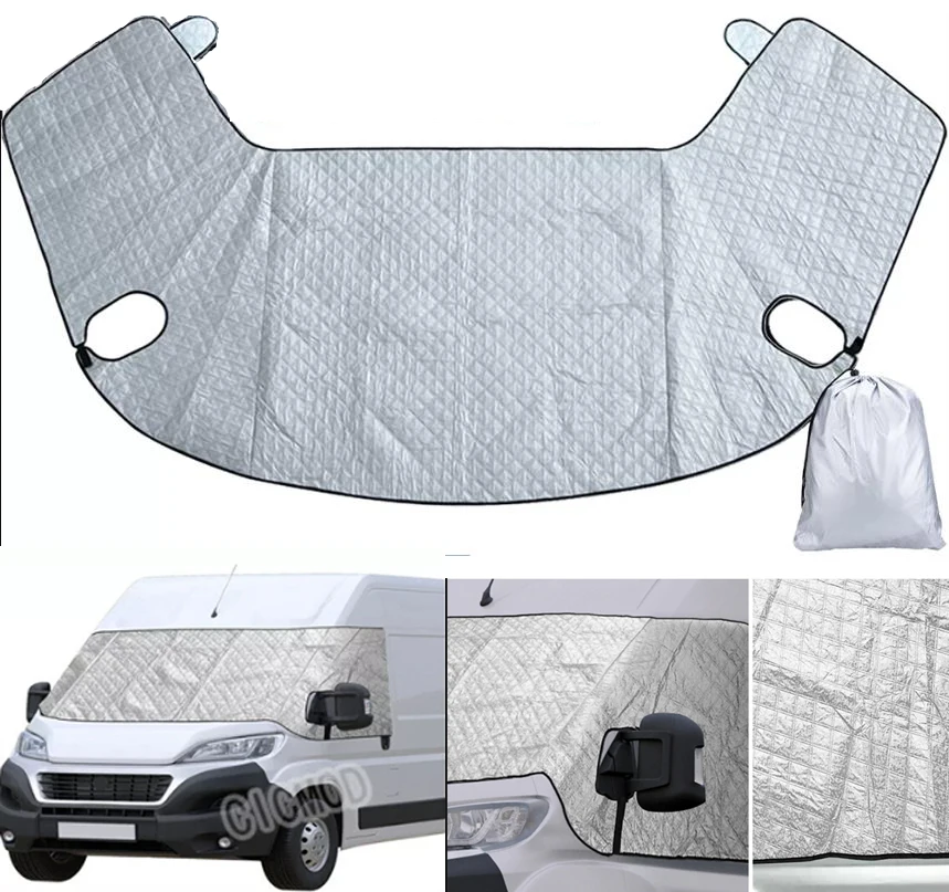 

Windshield Sunshade For Motorhome Thermal Windscreen Screen Cover Wrap Out Blinds For Fiat Ducato Peugeot Boxer Citroen Relay