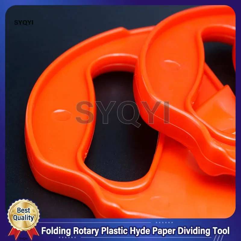 10PCS Best Quality Folding Rotary Plastic Hyde Paper Dividing Tool