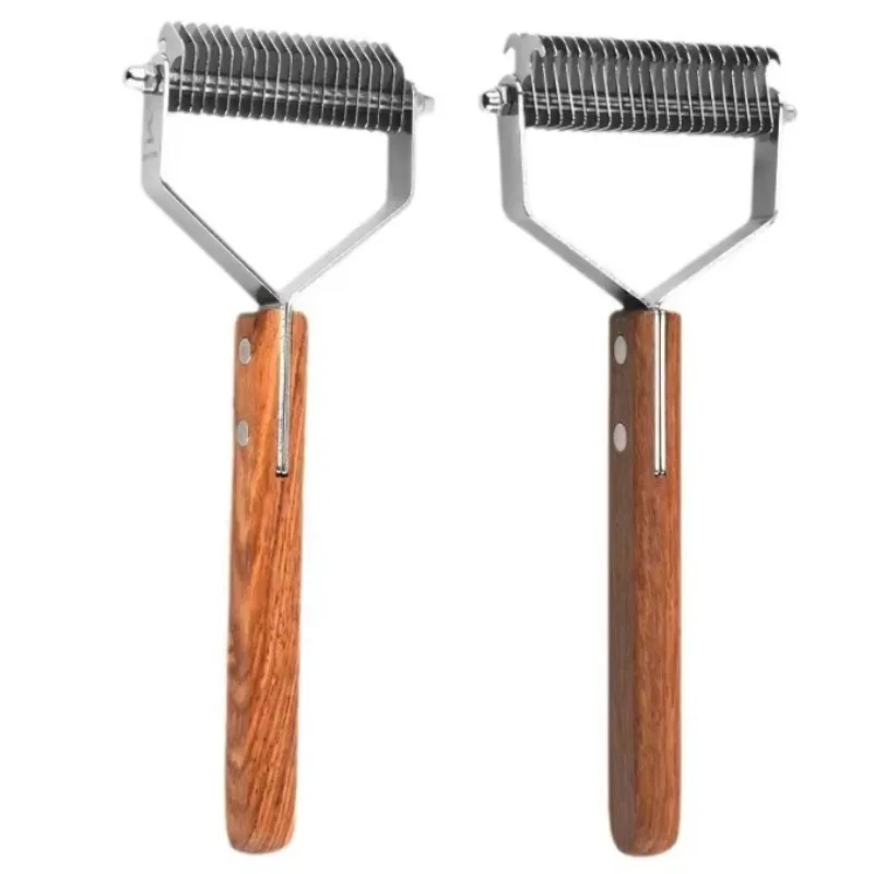 

10pcs Cat Grooming Comb Dog Combs Solid Wood Professional Grooming Tool for Long and Short Haired Dogs for Cats and Rabbits