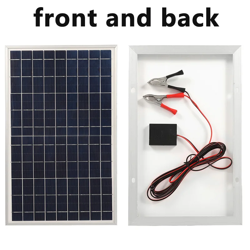 300W 12V Solarpanel-Set Komplett Polykristallin USB-Stromversorgung Tragbarer Outdoor Wiederaufladbarer Solarzellen-Generator für Zuhause – Detail 6