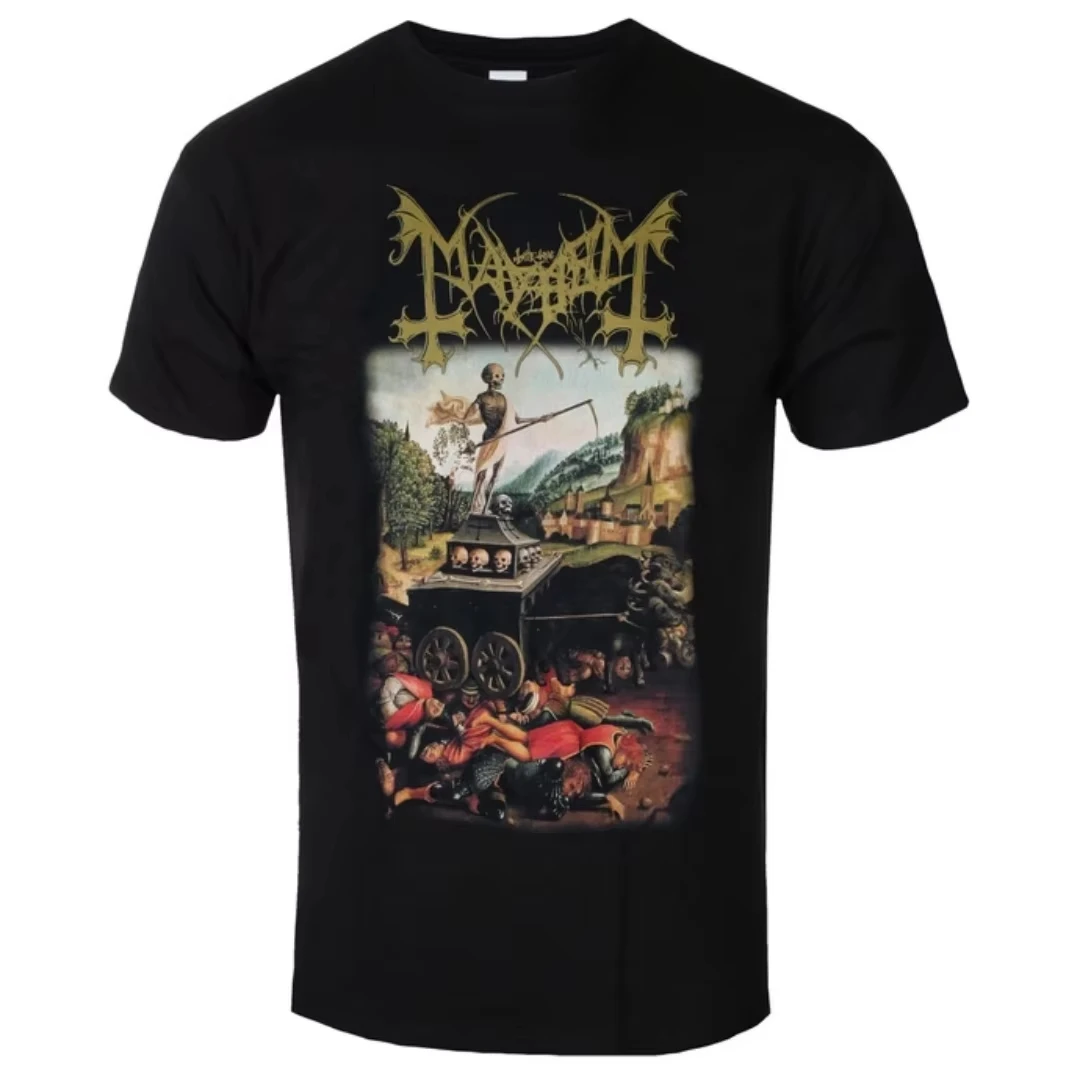2026 Neues MAYHEM - LEGION NORGE T-Shirt mit Musterdruck - T-Shirt für extreme Metal-Enthusiasten und Sammler, Herren – Detail 7