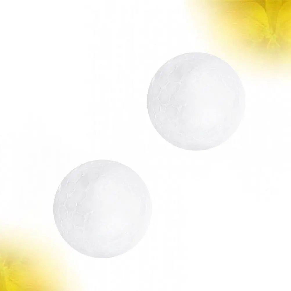 

2 pcs 20Cm Foam Ball Craft Diy Ornament Eco-Friendly Solid Round Educational Project Material White Xmas New Year