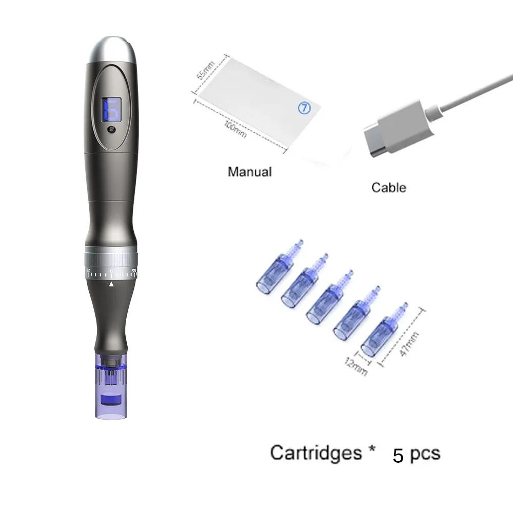 Authentic Dr pen Ultima X6 Microneedling With 22 pcs Needles Face Care Wireless Derma Pen Beuty Machine