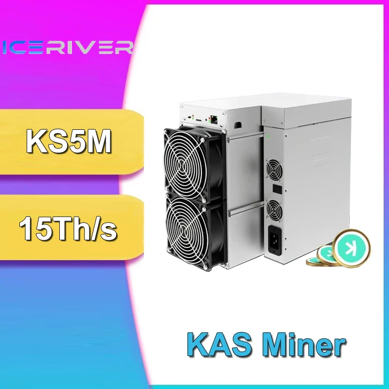 NEW IceRiver KS0 Ultra / KS5L / KS5M KAS Miner Kaspa Mining Machine with PSU Free Shipping