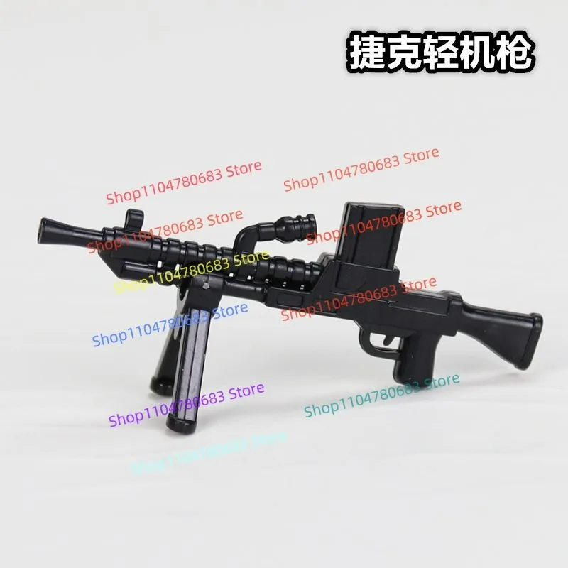 

MOC Building Blocks Compatible with 4.5cm Mini Figures Light Machine Gun Accessory Assembly Model Cartoon Anime Toy Gift