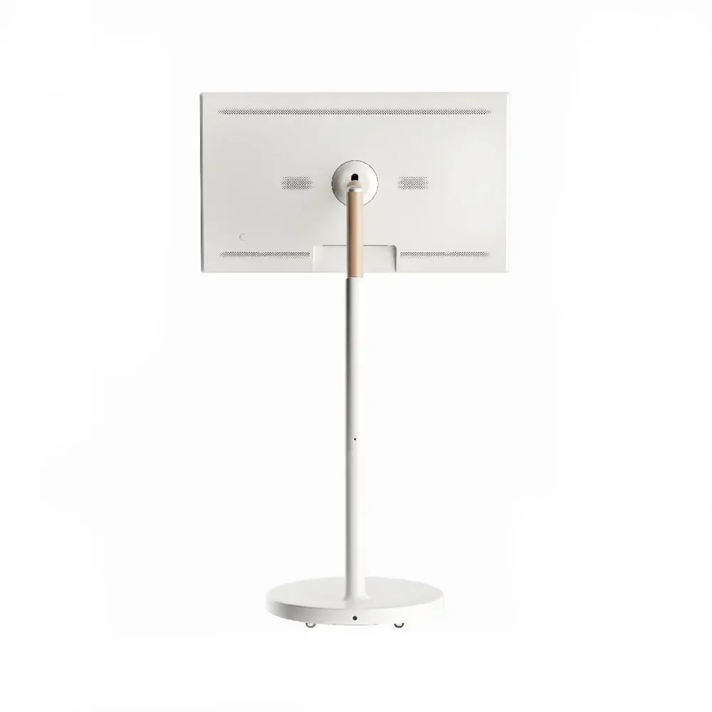 نظام Android 12 Stand By Me Tv شاشة تعمل باللمس في صالة الألعاب الرياضية وغرفة المعيشة تلفزيون ذكي مع عجلات تمرير قابلة للإزالة