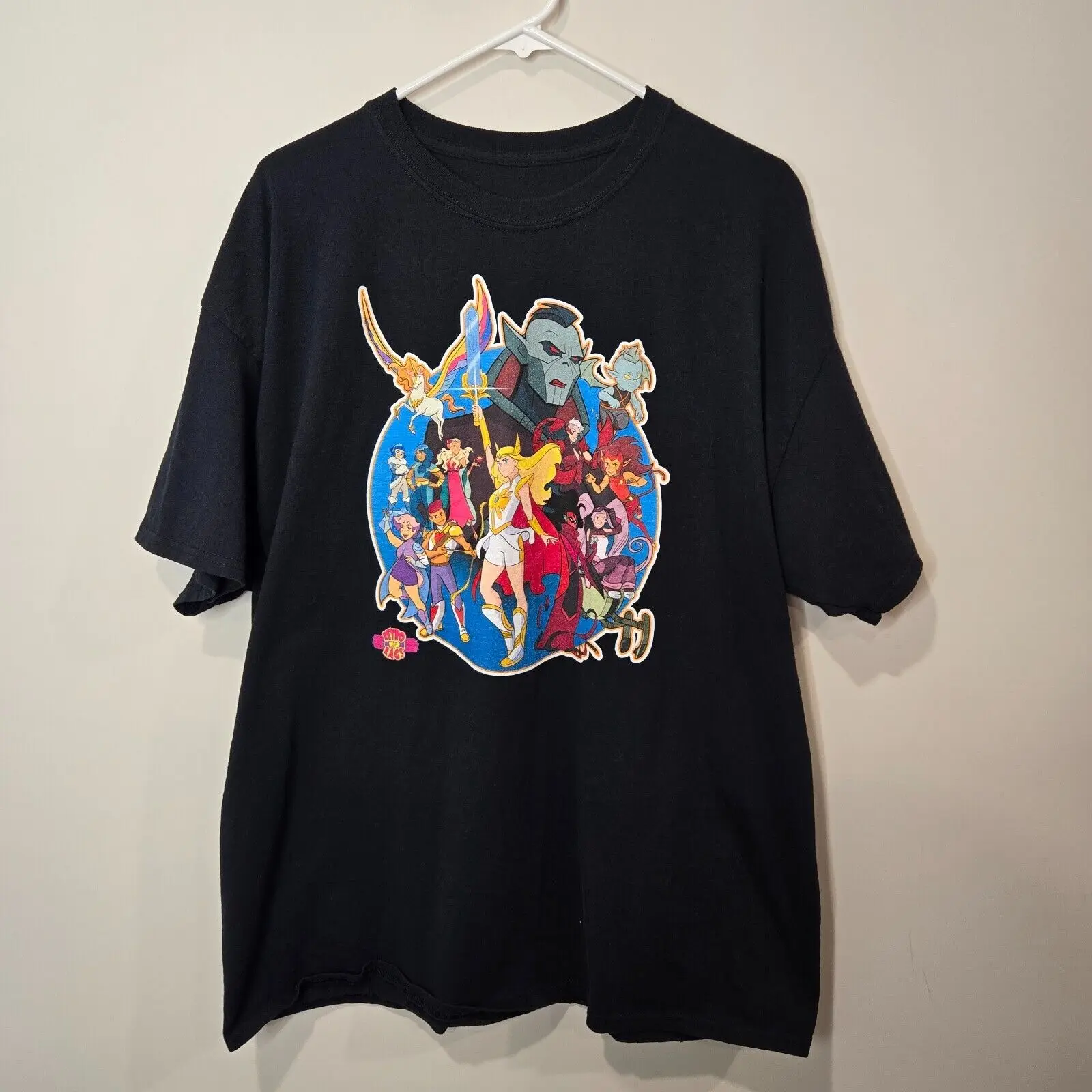 Футболка She Ra с принцессой силы Sz для взрослых XL Hordak Catra Bow Retro Rags