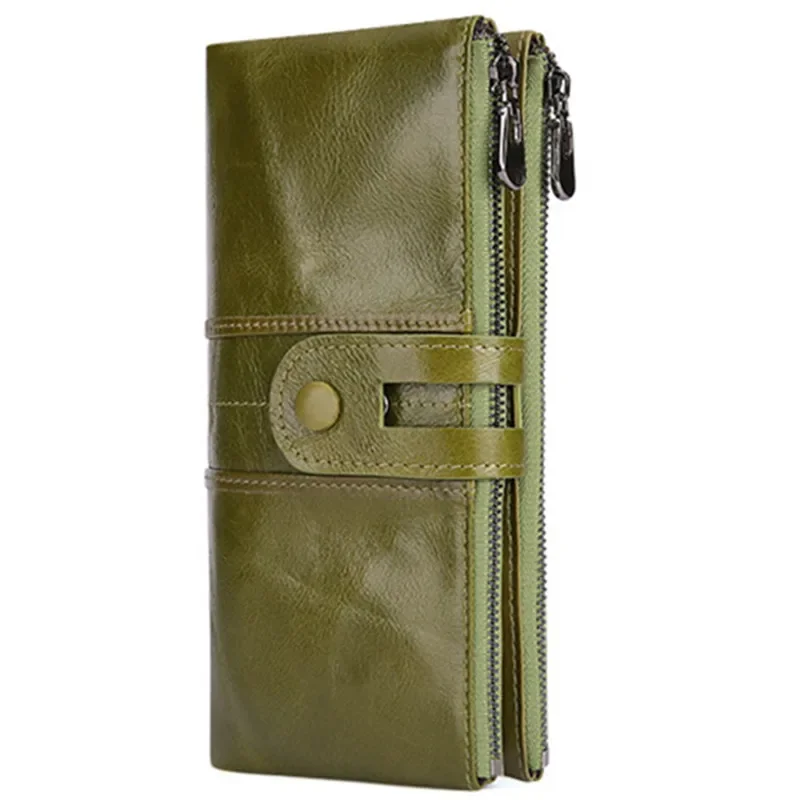 Brand Bags Men Stitching Genuine Leather Multifunctional Wallet Mobile Phone Bag Coin Purse Card Holder Day Cowhide Phone Clutch