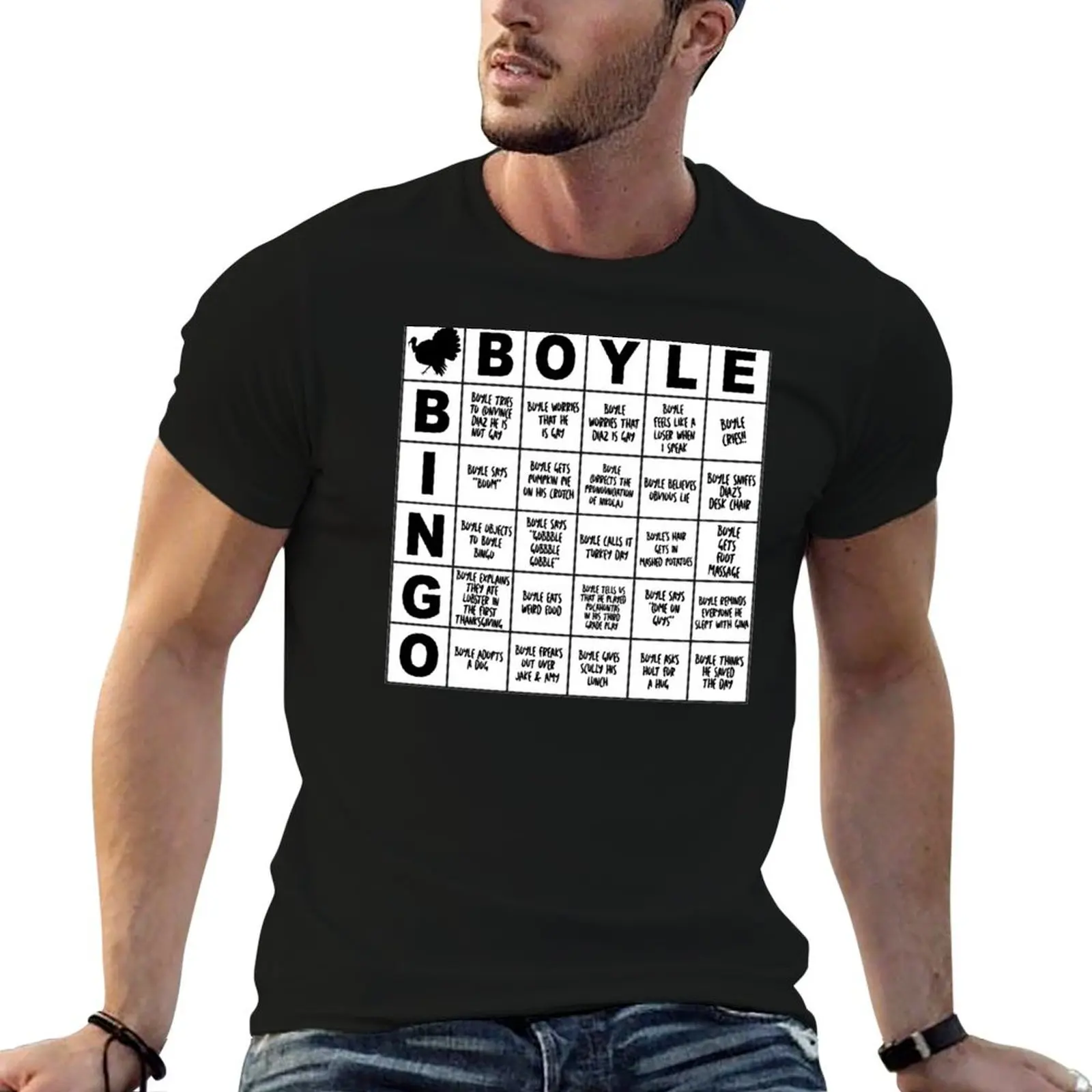 

Boyle Bingo - B99 T-Shirt custom shirt summer tops blacks tee shirts for men