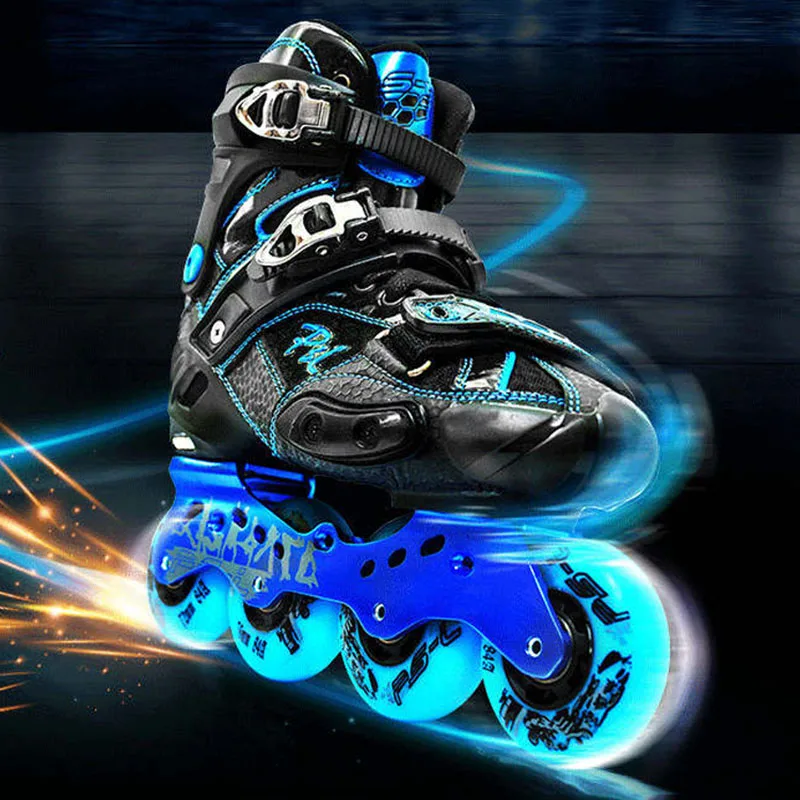 Original JU-F PSL Inline Roller Skates Professional Adult Kids Roller Skating Shoes for Street Asphalt Road Slalom Slide Skating