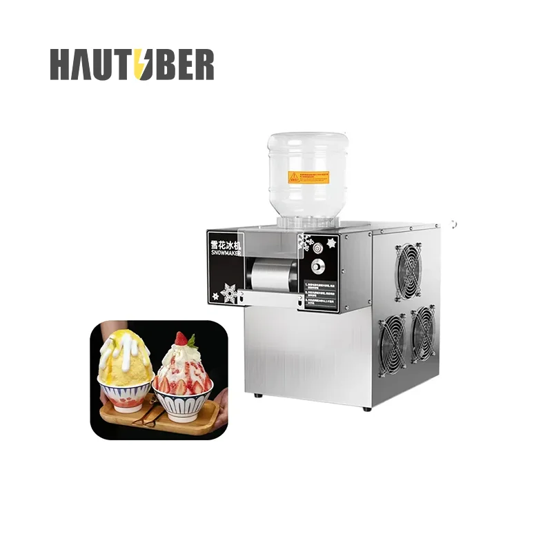 

Desktop Small Air-Cooled Snowflake Ice Machine Automatic Portable Electric Shaved Retoro Snowflake Ice Machine
