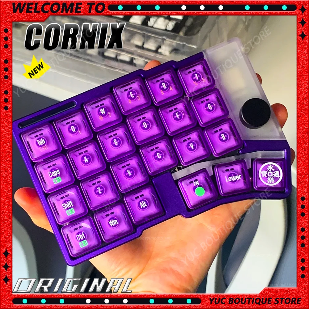 

NEW Cornix Split Gaming Keyboard Wireless 2mode 48Keys CNC Vial Bluetooth Ergonomics Esports Laptop Gaming Mini Keyboard Keypad