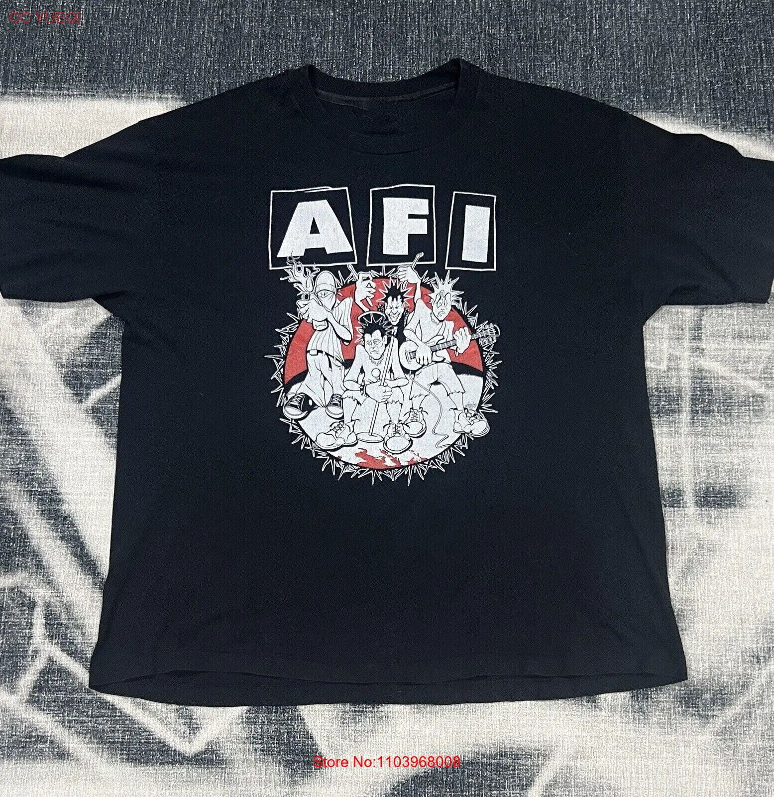 Новинка AFI A Fire Inside 90s подарок для фанатов унисекс фоторубашка BI04_257