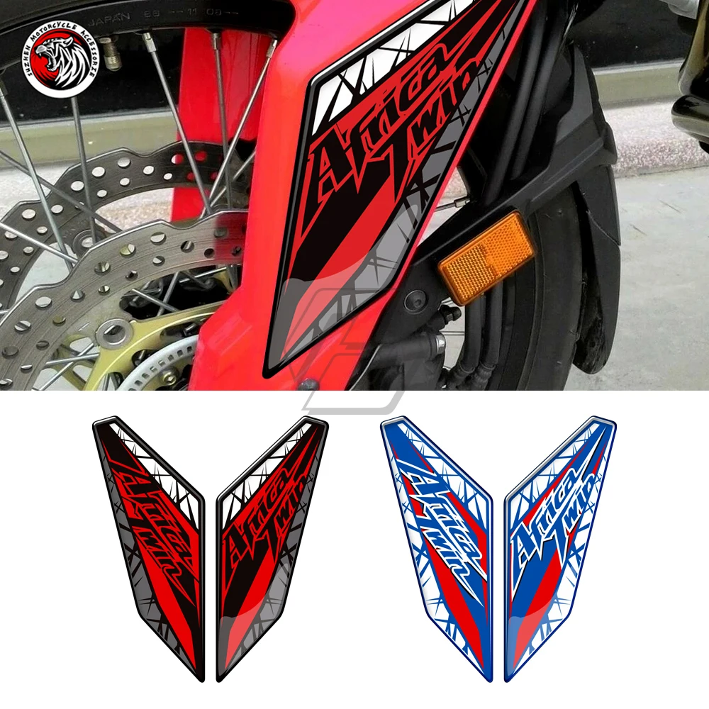 3D Motorcycle Fender Fairing Mudguard Protection Decal Fits for Honda CRF1000L Africa Twin 2016-2019