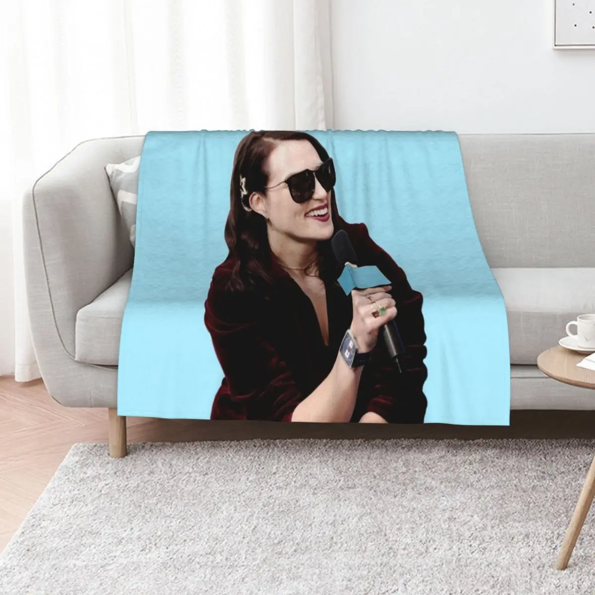 

Katie McGrath Throw Blanket Retros Cute Extra Large Throw sofa bed Blankets