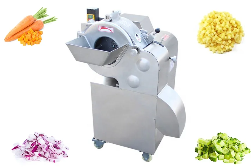 Lonkia Vegetables Automatic Root Potato Carrot Cube Fruits Cutting Machine Cucumber Dicing Cutter