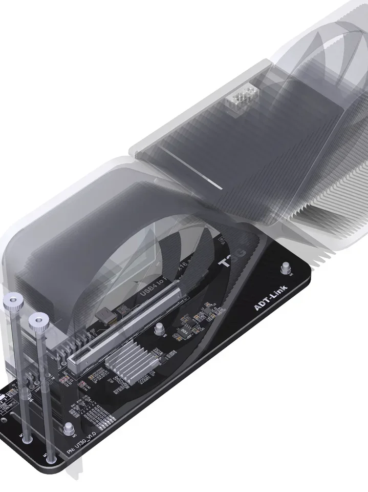 ADT-Link UT3G eGPU Adapter External USB4 to PCIe 4.0 X16 Connector