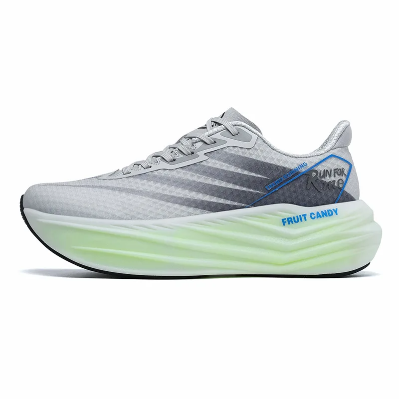 AJHLMen's breathable carbon plate running shoes women's soft soled mesh sports shoes outdoor lightweight running shoes versatile