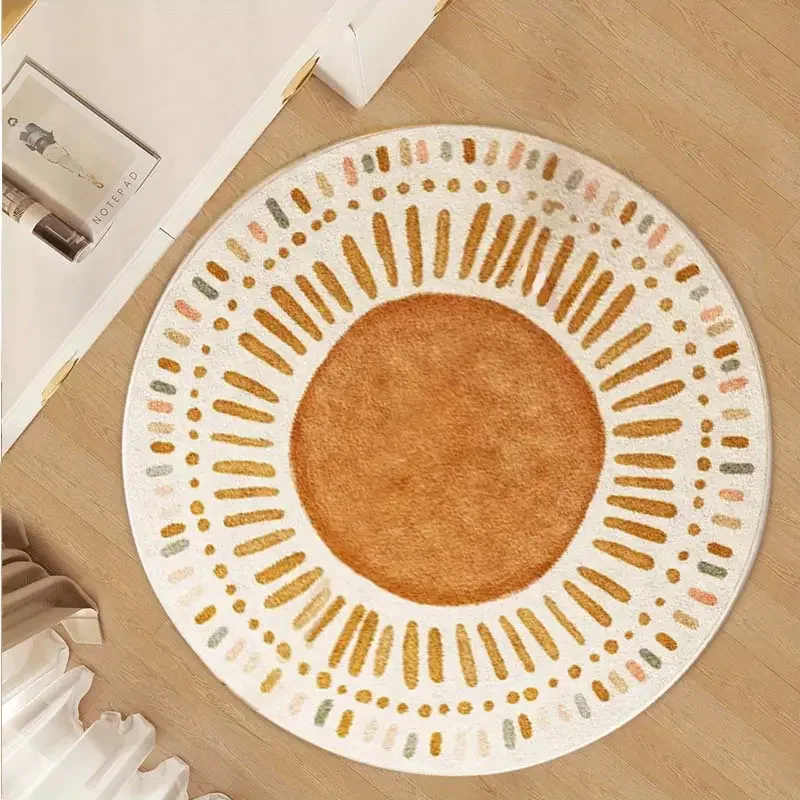 

Cartoon Round Fluffy Carpet For Living Room Animal Plush Bedroom Rugs For Kids Room Soft Nursery Play Mat For Children Baby Mats