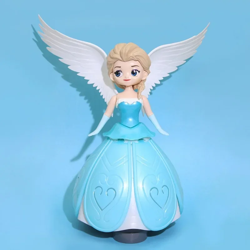 Disney Frozen Elsa Anna Królewna Śnieżka Sofia Księżniczka Taniec Robot z lampką nocną Muzyka Świecąca zabawka Dekoracja tortu Zabawki dla dzieci