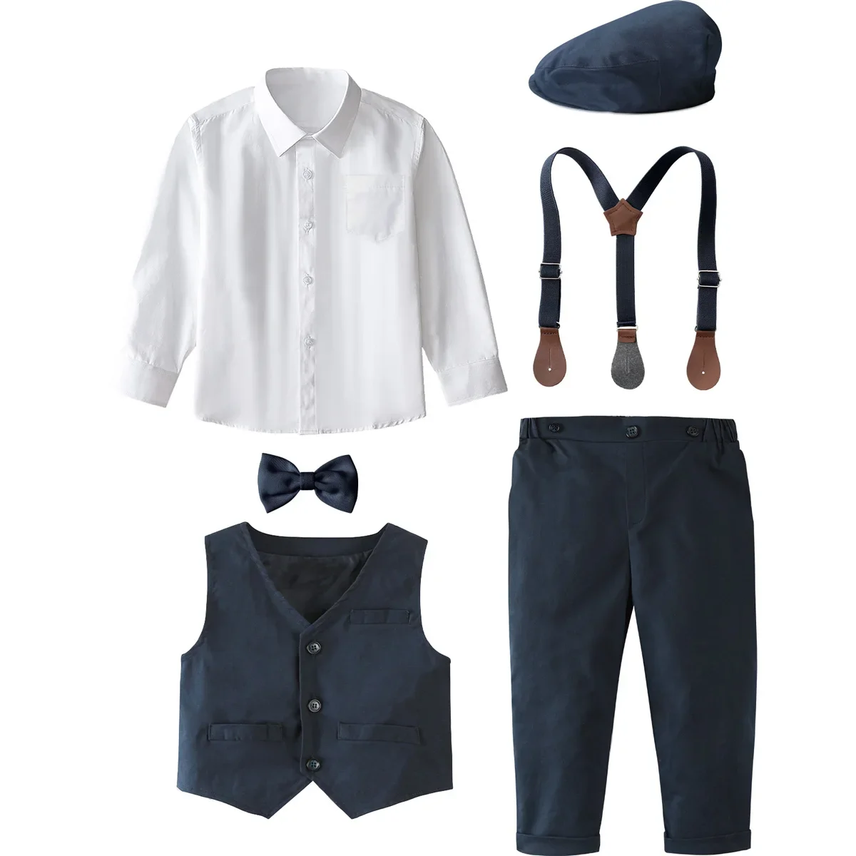 Boys Easter Outfit Baby Wedding Suit Infant Birthday Party Gift Formal Clothes Kids Gentelman Clothing Toddler Winter Set