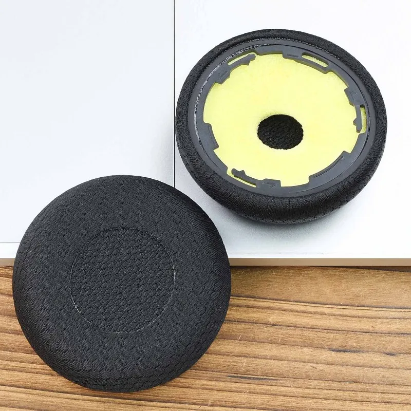 Coussinets d'oreille de remplacement B04B pour la série Jabra Evolve 75 - Housses en éponge confortables en cuir protéiné