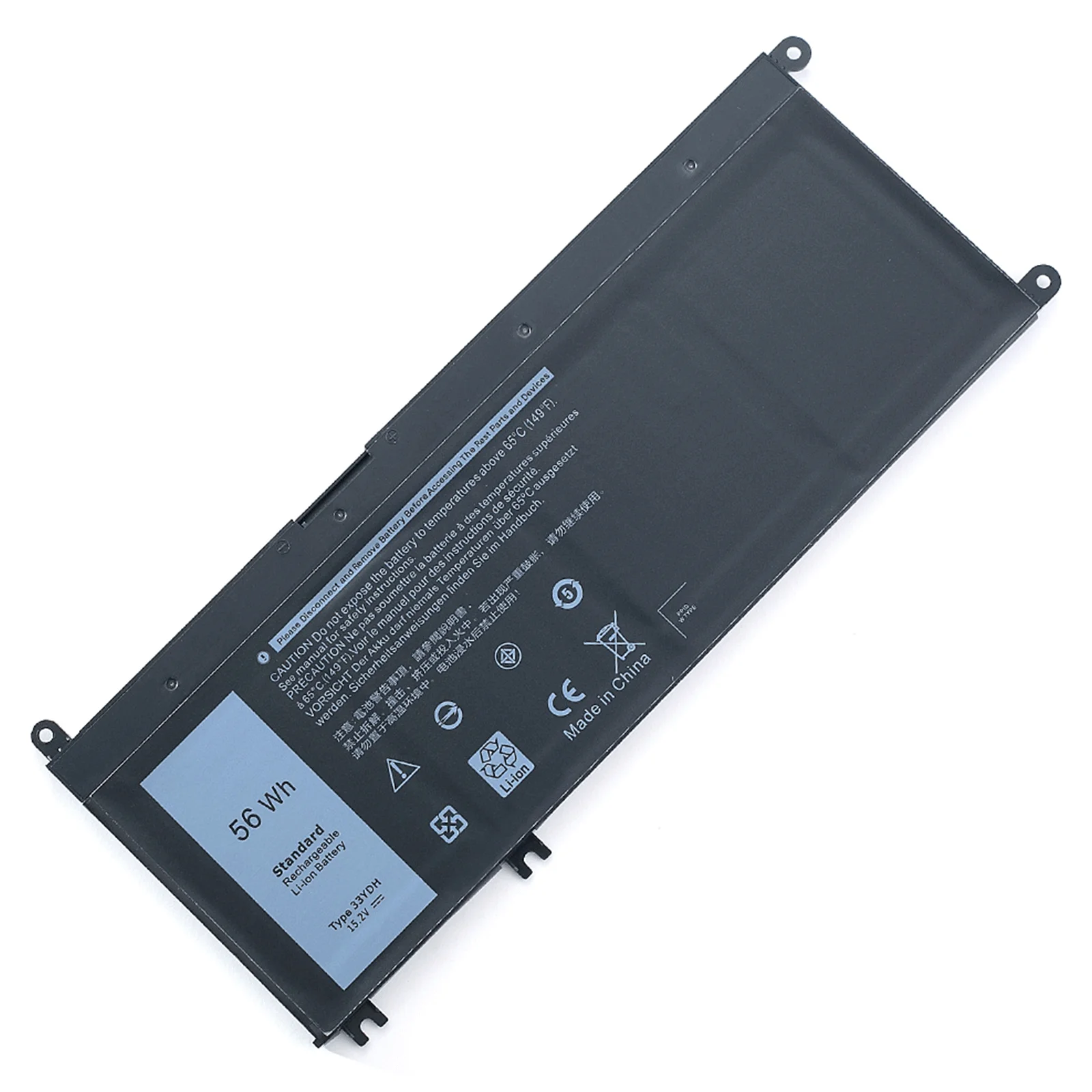 15.2V 56WH 33YDH بطارية الكمبيوتر المحمول لديل انسبايرون 17 7778 7779 7773 15 7577 G3 15 3579 5587 17 3779 7588 P30E سلسلة